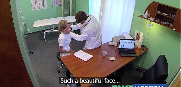  FakeHospital Naughty blonde nurse gets doctors full attention